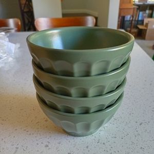 Anthropologie Matte Latte Bowls